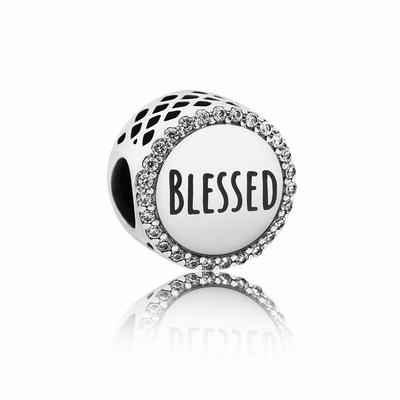 Pandora Blessed Charm Ireland - Sterling Silver/Cubic Zirconia - 517403LMY